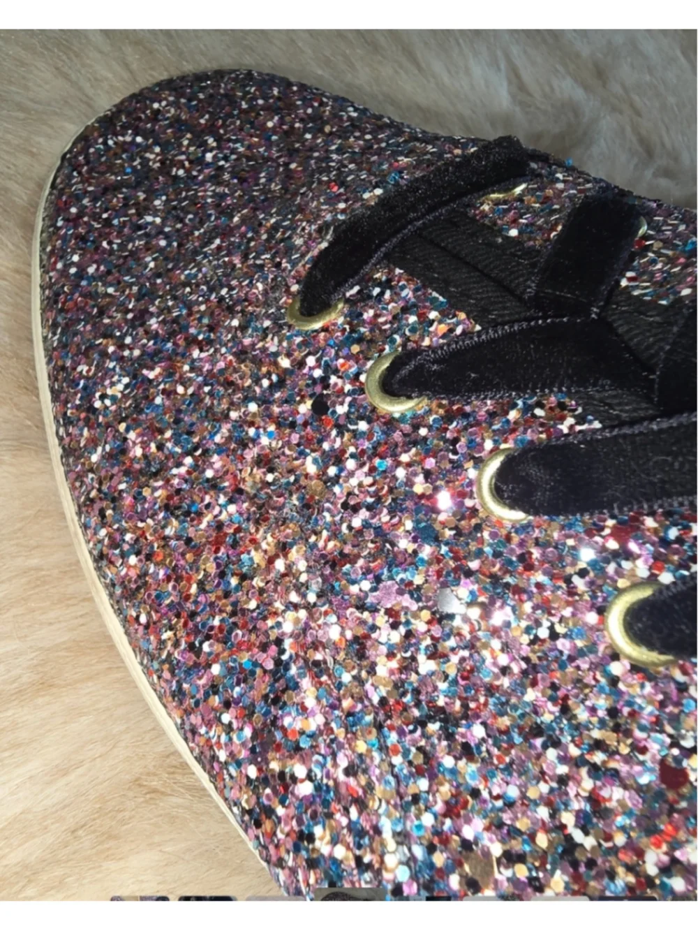 RAINBOW GLAM GLITTER KEDS FOR KATe SPADe size 9